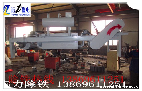 间歇式油冷电磁除铁器工作原理图 间歇式油冷电磁除铁器工作原理图