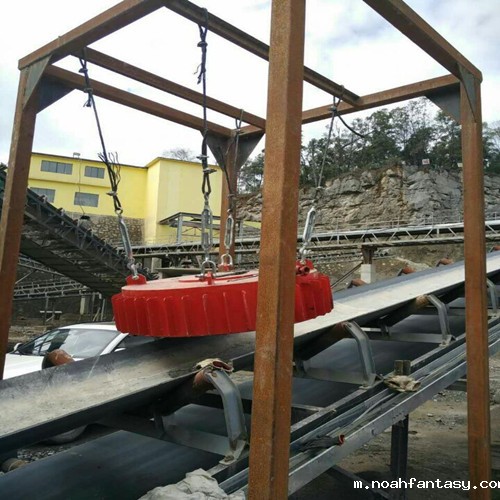 电磁除铁器使用现场