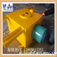 RCDC风冷悬挂式电磁除铁器自动卸铁 水泥厂木材砖厂专用除铁