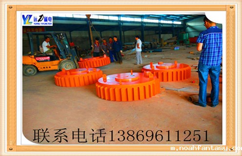 广西油冷自卸式电磁除铁器经客户验收发货